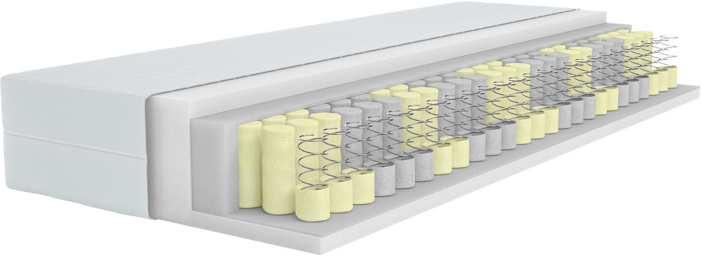 Taschenfederkernmatratze NEUHEIT: Tinden 26, 7 Zonen Matratze 90x200 cm, 140x200 cm & mehr, Älgdröm, 26 cm hoch, (1-tlg), Wendematratzen H2/H3/H4, ergonomisch, atmungsaktiv von Älgdröm