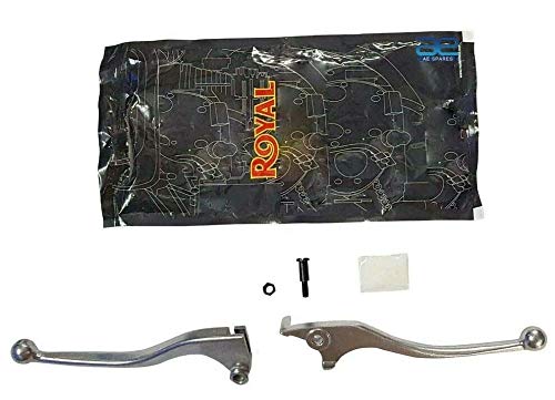 AEspares Kupplungs- und Bremshebel-Set, silberfarben, für Royal Enfield Himalaya AEspares Kupplungs- und Bremshebel-Set, silberfarben, für Royal Enfield Himalaya von AEspares