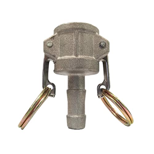 AF Hydro-Aluminium-Nocken- und Rillen-Schlauchverschraubung, 3,8 cm (1 1/4 Zoll), Typ C-Innengewinde mit Schlauchschaft, Druckbewertung bis 250 PSI, einfaches Verbinden und Trennen von Camlock von AF