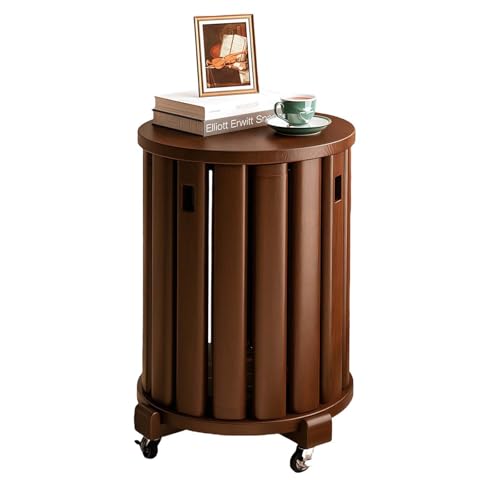 AFAGUEEUPD Stapelhocker aus Massivholz, 4er-Set, beweglicher Seilzug, Stapelhocker, Massivholz-Beistelltisch, Barhocker, Holz, vielseitige Hocker für Wohnzimmer, Schlafzimmer, Walnuss, mit Umlenkrolle AFAGUEEUPD Stapelhocker aus Massivholz, 4er-Set, beweglicher Seilzug, Stapelhocker, Massivholz-Beistelltisch, Barhocker, Holz, vielseitige Hocker für Wohnzimmer, Schlafzimmer, Walnuss, mit Umlenkrolle von AFAGUEEUPD