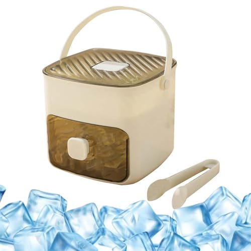 Press Type Ice Cube Maker, 48 Grid Ice Box Ice Making Box, Multiuse with Handle Quickly Release, Reusable for Coffee, Cocktails, Juice White Press Type Ice Cube Maker, 48 Grid Ice Box Ice Making Box, Multiuse with Handle Quickly Release, Reusable for Coffee, Cocktails, Juice White von AFAGUEEUPD