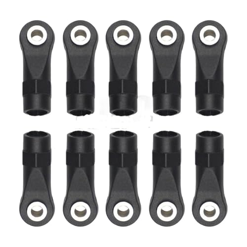 10 stücke Kunststoff M4 Stange Ende Link Verknüpfung Kugeln Joint Kopf Für 1/10 Rc Auto Crawler Axial Scx10 Ii 90046/47 Traxxas Trx4 Trx6(A 10pcs) von AFCAHEH