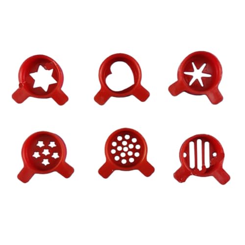 Durchmesser 28 mm 6-in-1-Set Fantastische Modellierkappen Ersatzteile for Softeismaschinen Düsenformdeckel Durchmesser 28 mm 6-in-1-Set Fantastische Modellierkappen Ersatzteile for Softeismaschinen Düsenformdeckel von AFCAHEH