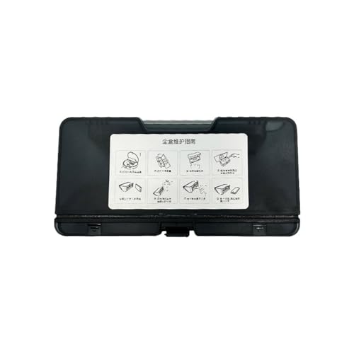 Staubbox. Kompatibel Mit Xiaomi Mijia Mop P Stytj02ym 3C 2S S10 B106CN. Zubehör For Roboterstaubsauger(Black 1pcs) von AFDDSHY