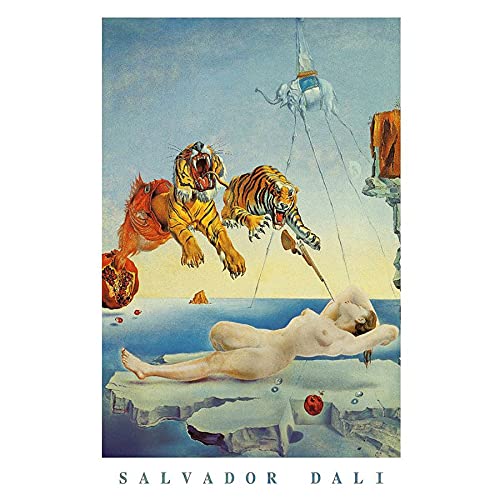 Salvador Dali Poster – Dream Caused By A Bee Flight – 61 x 91,5 cm – Poster von AFFICHE /