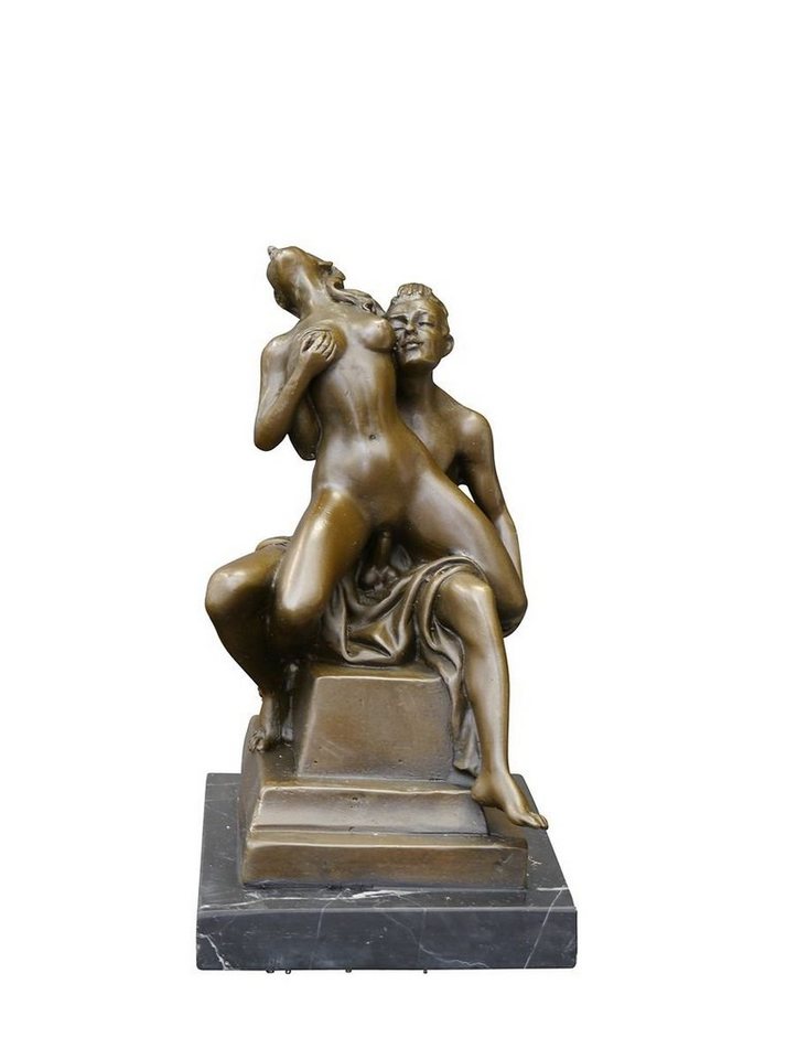 AFG Dekoobjekt Zeitlose Erotik: Bronze Skulptur - Pärchen beim Liebesakt von AFG