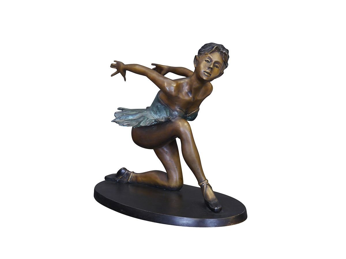 AFG Dekoobjekt Bronze Figur Bronzeskulptur tanzende Ballerina von AFG