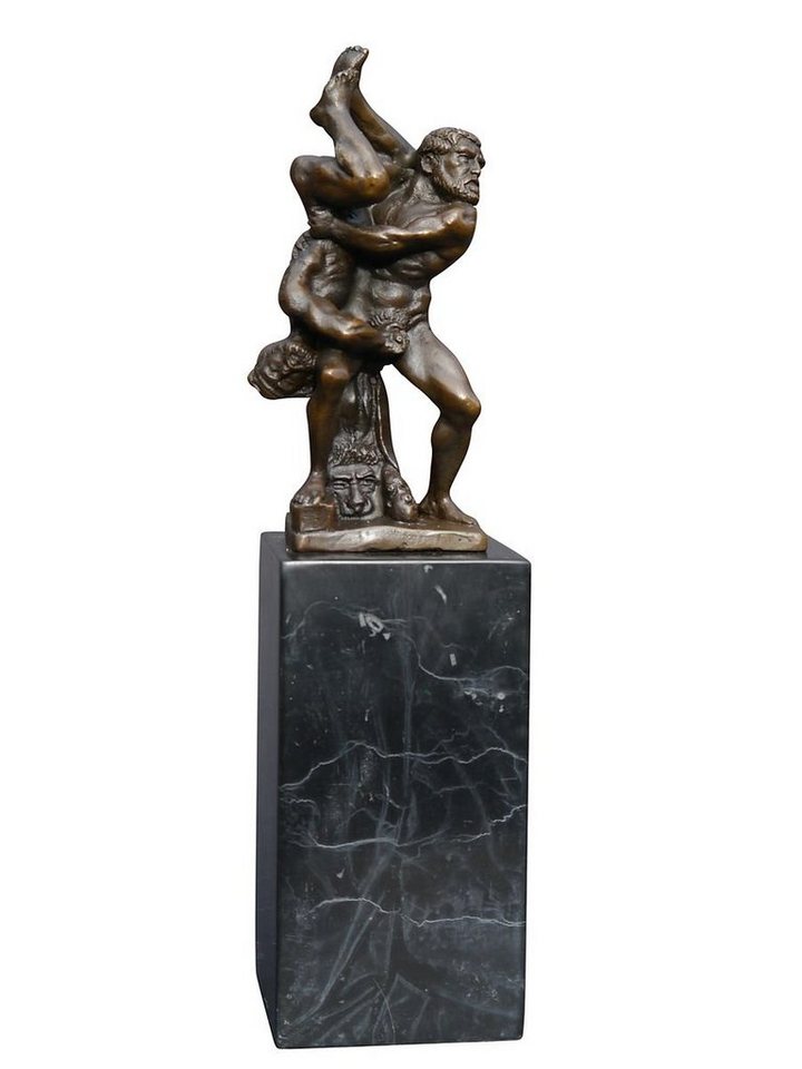 AFG Dekoobjekt Bronze Figur Skulptur Herkules und Diomedes im Kampf von AFG