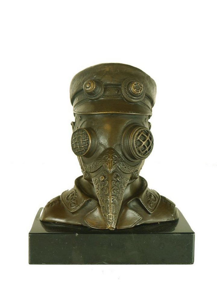 AFG Dekoobjekt Bronze Figur der Pestarzt Steampunk Skulptur von AFG