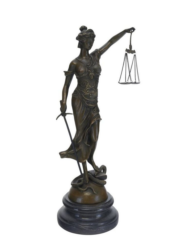 AFG Dekoobjekt Symbole der Gerechtigkeit: Justitia in Bronze von AFG