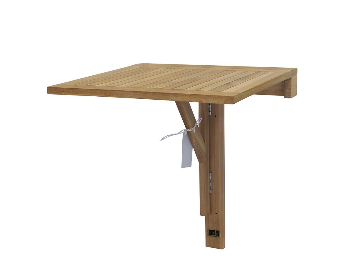 AFG Gartentisch Wandklapptisch, Gartentisch, Teak, Massivholz, Klapptisch von AFG