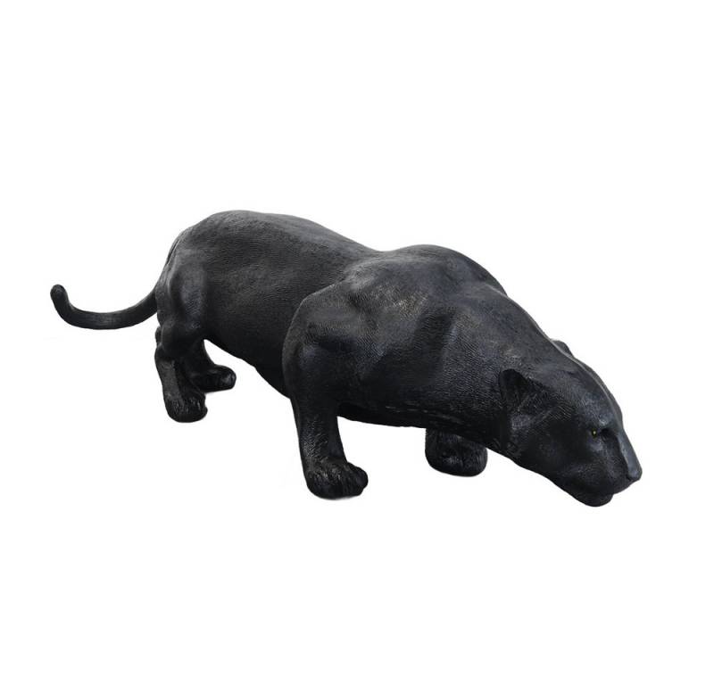 AFG Tierfigur Panther Gartenfigur schwarz aus Kunstharz von AFG