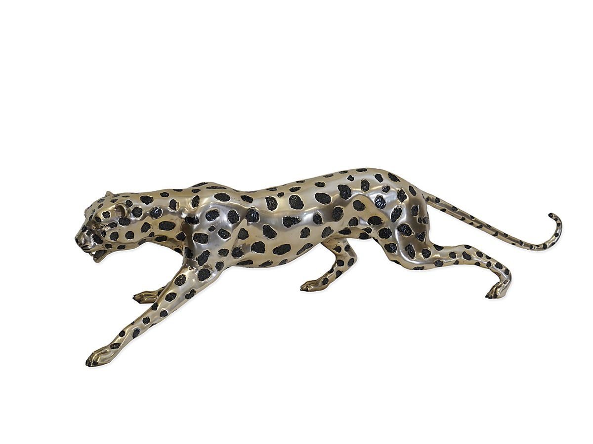 AFG Tierfigur Figur Skulptur Statue Gepard Cheetah Bronzeskulptur von AFG