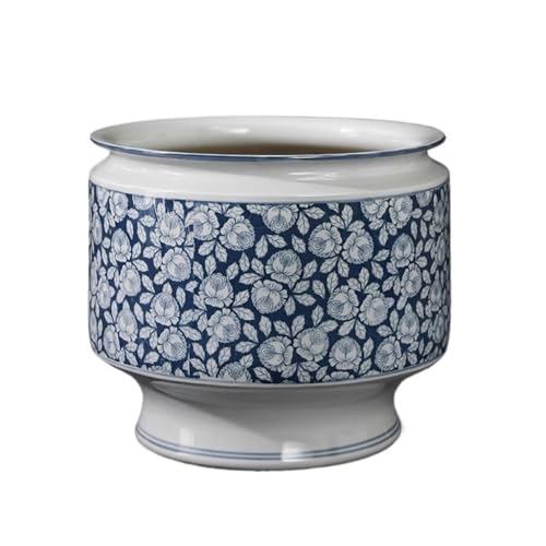 AFGFGHES Blumentopf Home Living Room Blue And White Porcelain Flower Pot Hotel Lobby Fortune Tree Green Plant Planting Flower Pot House Plant Pots AFGFGHES Blumentopf Home Living Room Blue And White Porcelain Flower Pot Hotel Lobby Fortune Tree Green Plant Planting Flower Pot House Plant Pots von AFGFGHES