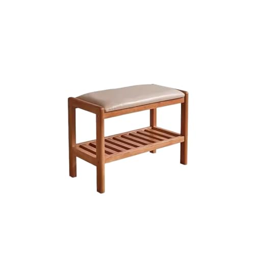 AFGFGHES Einstiegshocker Schuhwickelhocker Haushalt Massivholz Tür Schuhwechselhocker Einfacher Langer Hocker Kleiner Couchtisch Fußhocker Schuhwechselhocker von AFGFGHES