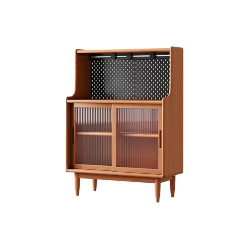 AFGFGHES Küchenschrank 100x40x120cm Massivholz-Küchentisch, Kirschholz-Wohnzimmerschrank, einfache Eingangsbereich-Aufbewahrungsmöbel Buffetschrank von AFGFGHES