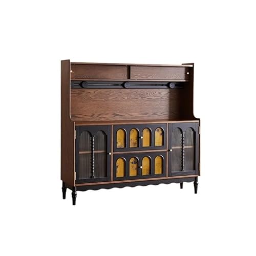 AFGFGHES Küchenschrank 150 cm Massivholz Sideboard Wohnzimmer Lagerung Gegen Die Wand, Home Küche Schrank Buffetschrank von AFGFGHES