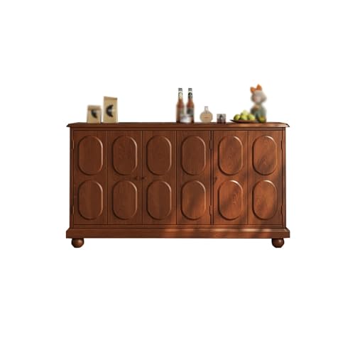 AFGFGHES Küchenschrank 160cm Vintage-Massivholz-Eingangs-Aufbewahrungstisch, Wohnzimmer-Speicher-Dekorationsmöbel, für Haushalt, Unternehmen, Hotel, Restaurant etc Buffetschrank(A) von AFGFGHES