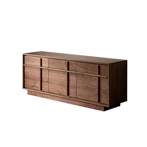 AFGFGHES Küchenschrank 160x40x70cm Nussbaum Landhaus Eingangsbereich Aufbewahrungstisch, Massivholz Bett End Aufbewahrungsschrank hinter dem Wohnzimmersofa, Aufbewahrungsmöbel Buffetschrank von AFGFGHES