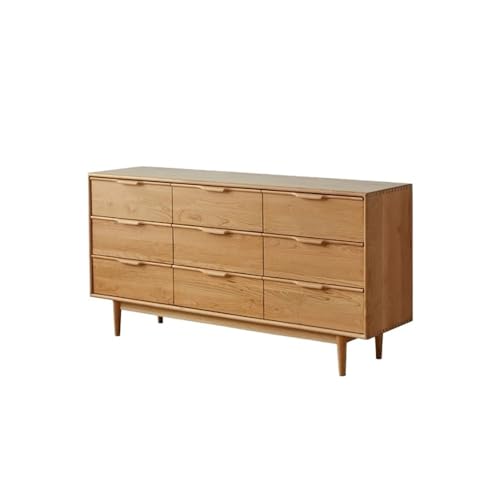 AFGFGHES Küchenschrank 160x40x80cm Massivkirschholz Schlichter Eingangs-Aufbewahrungstisch, moderner Aufbewahrungsschrank, Aufbewahrungsmöbel hinter dem Wohnzimmersofa Buffetschrank von AFGFGHES