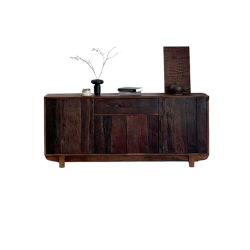 AFGFGHES Küchenschrank 180x38x78cm Massivholz-Eingangs-Aufbewahrungstisch, Wohnzimmer-Aufbewahrungsschrank, Retro-Aufbewahrungsmöbel Buffetschrank AFGFGHES Küchenschrank 180x38x78cm Massivholz-Eingangs-Aufbewahrungstisch, Wohnzimmer-Aufbewahrungsschrank, Retro-Aufbewahrungsmöbel Buffetschrank von AFGFGHES