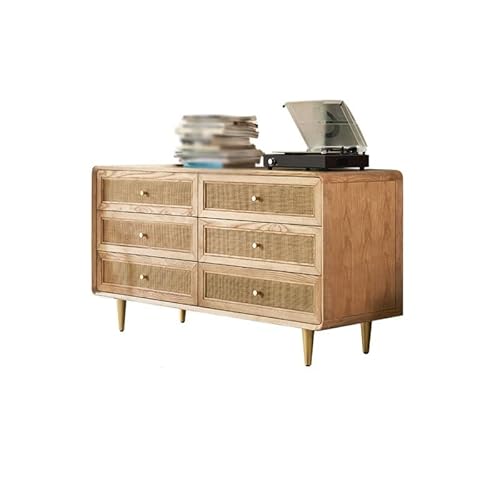 AFGFGHES Küchenschrank aus Holz Rattan Sideboard Modern Schlafzimmer Wohnzimmer Spind Aufbewahrungsschrank Buffetschrank AFGFGHES Küchenschrank aus Holz Rattan Sideboard Modern Schlafzimmer Wohnzimmer Spind Aufbewahrungsschrank Buffetschrank von AFGFGHES