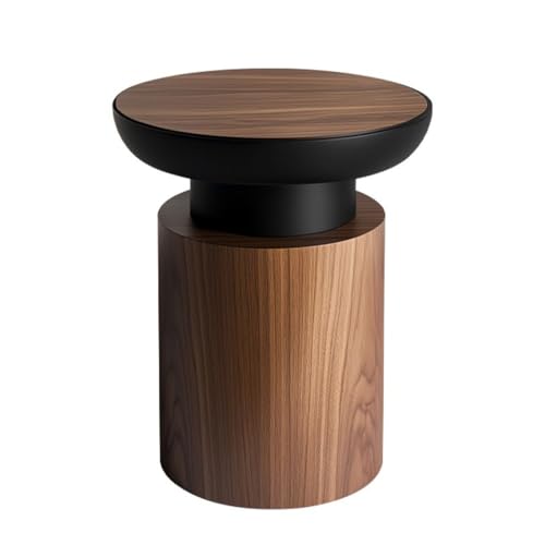 AFGFGHES Sofa-Beistelltisch Kleiner Couchtisch neben dem Sofa, Kleiner runder Tisch am Bett, kreativer Massivholz-einfacher Wohnzimmer-Kleintisch Wohnzimmer-Beistelltisch von AFGFGHES