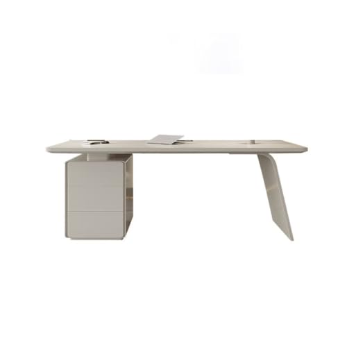 Bürotisch Beratung Paint Schreibtisch Boss Modern Büro Schreibtisch Werkbank Schreibtisch Mit Lagerung(A,180cm) von AFGFGHES
