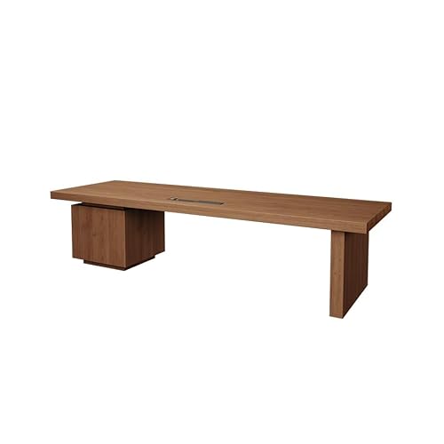 Bürotisch Büromöbel Im Chinesischen Stil, CEO-Schreibtisch Aus Massivholz, Einfacher Chefschreibtisch, Geeignet Für Wohnzimmer Und Arbeitszimmer Schreibtisch Mit Stauraum(200x80x75cm) von AFGFGHES