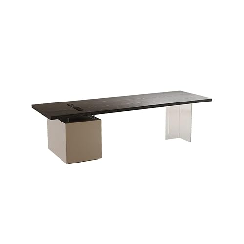 Bürotisch Einfache Werkbank aus Massivholz für Führung, kleiner moderner Chefschreibtisch, Wohnmöbel mit Lagerung Schreibtisch mit Lagerung(160x80x75cm) von AFGFGHES
