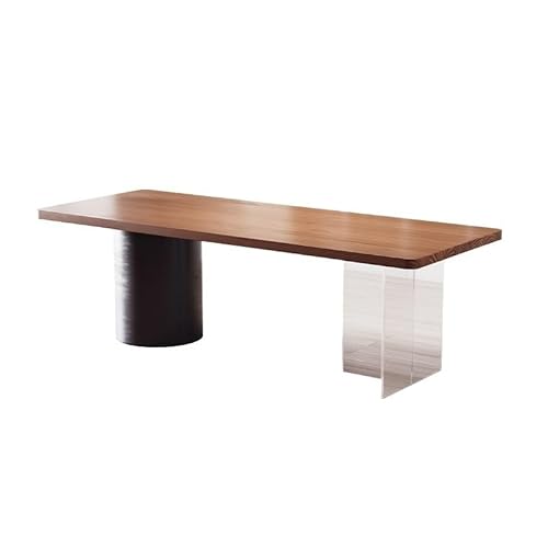 Bürotisch Wabi-Sabi-Stil Massivholz chinesischen Teetisch, zu Hause Wohnzimmer große Platte Empfangsmöbel, Corporate Manager Office-Arbeit Computertisch Schreibtisch mit Lager(200x80x75cm) von AFGFGHES