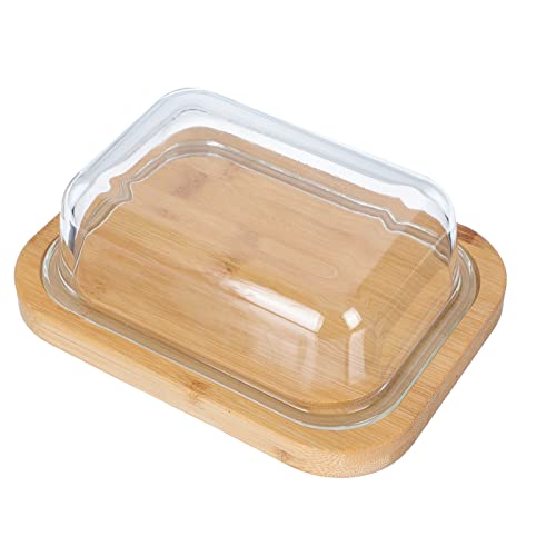 Butterdose mit Deckel Küchenutensilien Schublade für Butterschublade Container Brotkasten Brotsystem mit Glasdeckel Butterbox von AFGFGHES