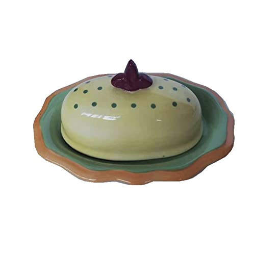 Butterdose mit Deckel Rund Butterdose Kleine Schale Käse Butterdose mit Deckel Western Käsebox Buttertablett Butter Aufbewahrungsbox Butterdose mit Deckel Rund Butterdose Kleine Schale Käse Butterdose mit Deckel Western Käsebox Buttertablett Butter Aufbewahrungsbox von AFGFGHES