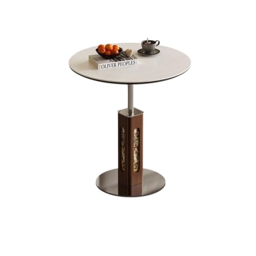 Kleiner Couchtisch Klappbarer Stein Sofa Beistelltisch Wohnzimmer Home Kleiner Runder Tisch Wohnzimmertisch(B) von AFGFGHES