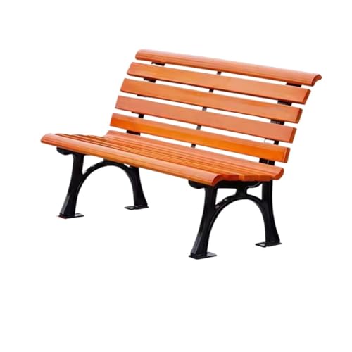 Parkbank Bank Mit Doppel Rückenlehne, Gemeinsamen Platz Freizeitstuhl Für Draußen Terrassenbänke von AFGFGHES