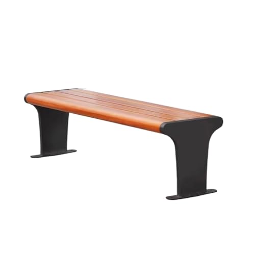 Parkbank Outdoor Parkstuhl Edelstahl Bank Im Hof Freizeitstuhl Terrassenbänke(A 180CM) von AFGFGHES