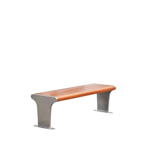 Parkbank Outdoor Parkstuhl Edelstahl Bank Im Hof Freizeitstuhl Terrassenbänke(B 180CM) von AFGFGHES