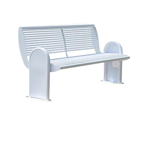 Parkbank Parkbank Outdoor Langer Stuhl Freizeit Hocker Doppel Platz Garten Gemeinschaft Malerische Gartenbank Terrassenbänke(A 120CM) von AFGFGHES