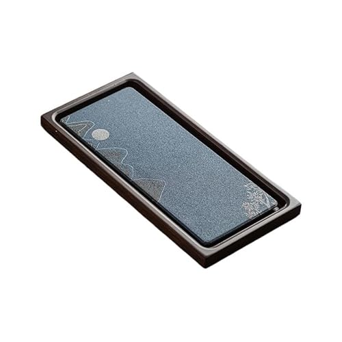 Teeschale Teescheibe Retro Handgemachte wasserabsorbierende Teeschale in Stein, Tablett Home Zen Trockene Teeschale Tee Sea Teeschale Tablett Dekor von AFGFGHES
