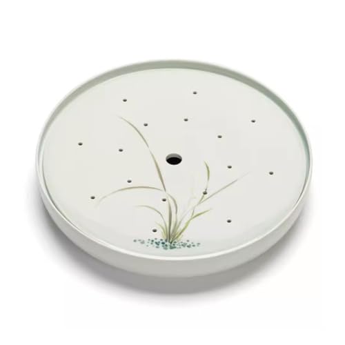 Teeschale Trendy Und Einfache Runde Keramik Teeschale Für Heimgebrauch Chinesische Wasserspeicherung Teetisch Büro Kleine Teeschale Tablett Dekor von AFGFGHES