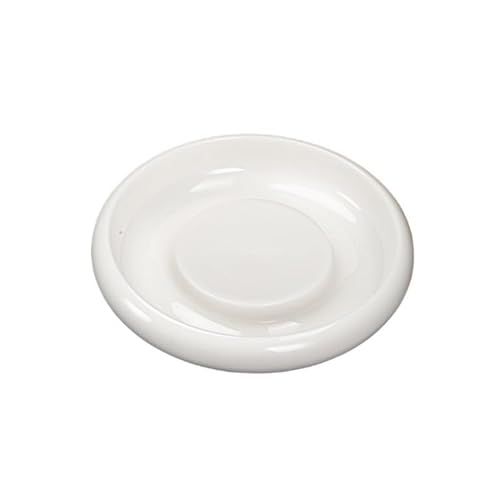 Teeschale Weiß Porzellanpfanne Unterstützung Wasserspeicher Teeschale, Teescheibe Kung Fu Tee-Set Zubehör Home Office Schreibtisch Kaffeetisch Topfhalter Tablett von AFGFGHES