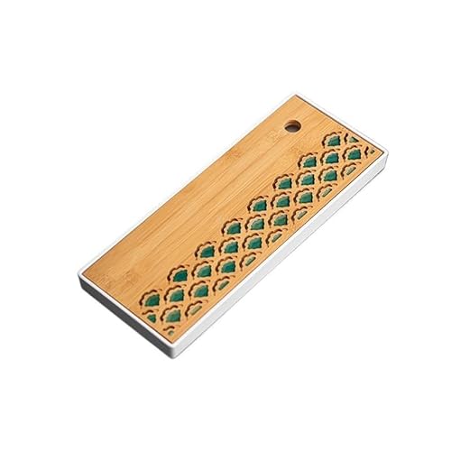 Teescheibe Teescheibe Moderne einfache kleine Tee Haushalt Wasserspeichertablett, trockene Teescheibe Kung Fu Tee Tablett Dekor(B) von AFGFGHES