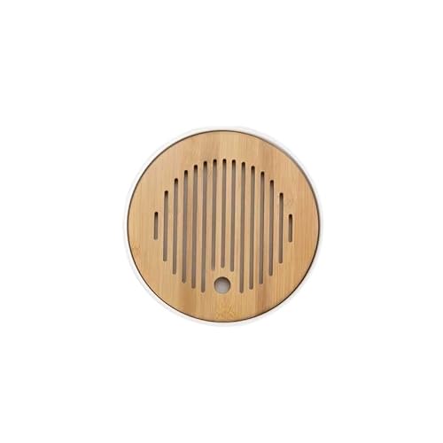 Teescheibe Wasser Wave Teeschale Einfache Keramik trockener Teetisch, kleiner Haushalt Wasserspeicher Runde Teeschale Teeschale Tablett Dekor(B) von AFGFGHES