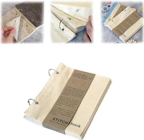 Blank Fabric Sketchbook | Handy Portable Blank Fabric Sketchbook,Art Journaling Fabric Sketchbook,Sketchbook for Drawing for Linen for Linen Stitchbook, with Unique Folding Design Blank Fabric Sketchbook | Handy Portable Blank Fabric Sketchbook,Art Journaling Fabric Sketchbook,Sketchbook for Drawing for Linen for Linen Stitchbook, with Unique Folding Design von AFGQIANG