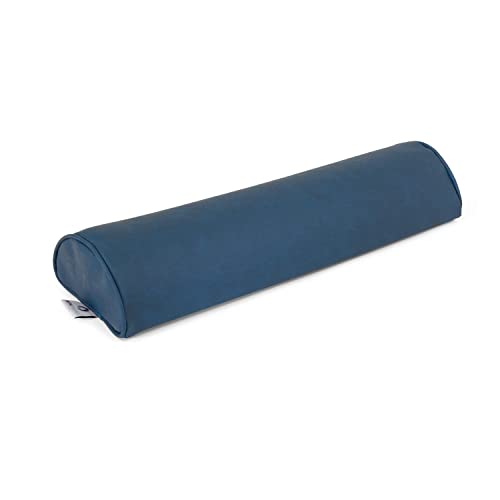 AFH Handübungs Halbrolle Quality | ca. 50 x 15 x 7,5cm | hochwertiger Kunstlederbezug (blau-türkis) von AFH-Webshop