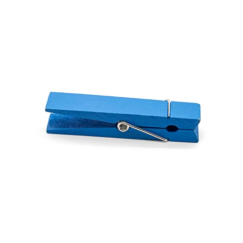 Klammer 1 Stück | Größe XXL = 15 x 3,5 cm | Designauswahl (Blau) von AFH