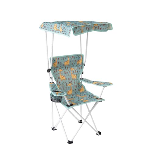 AFHDKB Camping Klappstuhl Folding Chair Tragbar Schattendach Leicht Getränkehalter Strand Freien Robuster Sessel-Green AFHDKB Camping Klappstuhl Folding Chair Tragbar Schattendach Leicht Getränkehalter Strand Freien Robuster Sessel-Green von AFHDKB