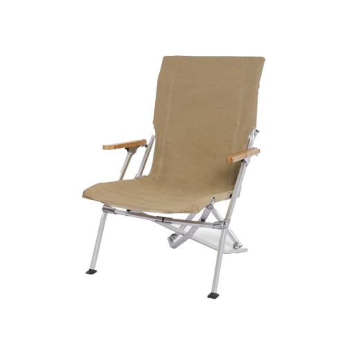 AFHDKB Camping Liegestuhl Reclining Chair Robuste Klappstühle Hohe Rückenlehne Kompakte Außenterrasse Aufbewahrungstasche-Khaki AFHDKB Camping Liegestuhl Reclining Chair Robuste Klappstühle Hohe Rückenlehne Kompakte Außenterrasse Aufbewahrungstasche-Khaki von AFHDKB