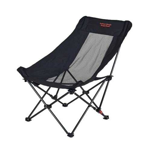 AFHDKB Klappbare Campingstühle Folding Chairs Leichte Tragbare Verstellbare Mesh Mondstuhl Unterstützung 308Lbs Outdoor Lawn Beach-Black AFHDKB Klappbare Campingstühle Folding Chairs Leichte Tragbare Verstellbare Mesh Mondstuhl Unterstützung 308Lbs Outdoor Lawn Beach-Black von AFHDKB