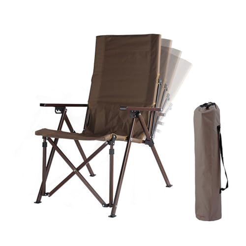AFHDKB Klappbare Campingstühle Folding Chairs Verstellbare Hohe Rückenlehne Tragbare Gartenstühle Erwachsene Holzarmlehnen Heckklappen Strand-Brown AFHDKB Klappbare Campingstühle Folding Chairs Verstellbare Hohe Rückenlehne Tragbare Gartenstühle Erwachsene Holzarmlehnen Heckklappen Strand-Brown von AFHDKB
